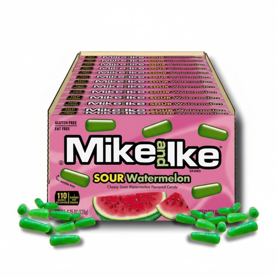 mike and ike sour watermelon 12x4.25 Oz