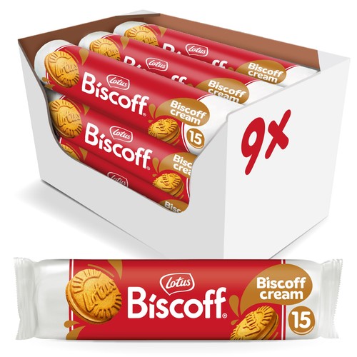Lotus Biscoff sandwich Cream 150g x 9pk