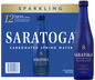Saratoga Sparkling Water Glass 12oz 24 Pack