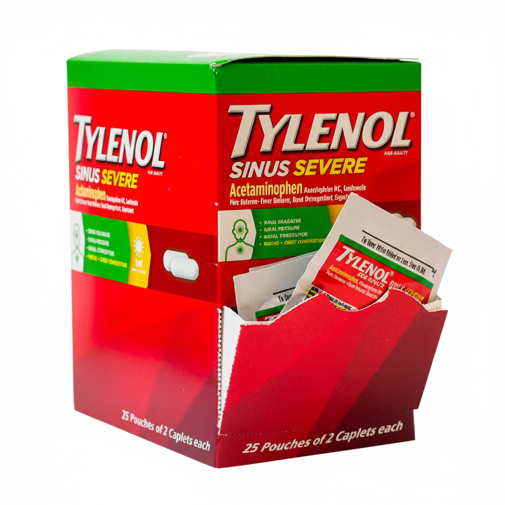 Tylenol Sinus Severe Dispenser 25x2pck