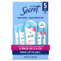 Secret Invisible Solid Powder Fresh 2.6oz 5pk.