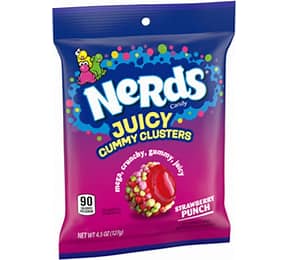 Nerds Juicy Gummy Clusters Strawberry Punch 4.5oz * 10pk