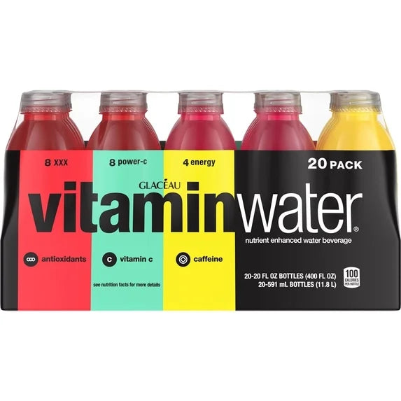 Vitamin Water Glaceau 20oz 20ct